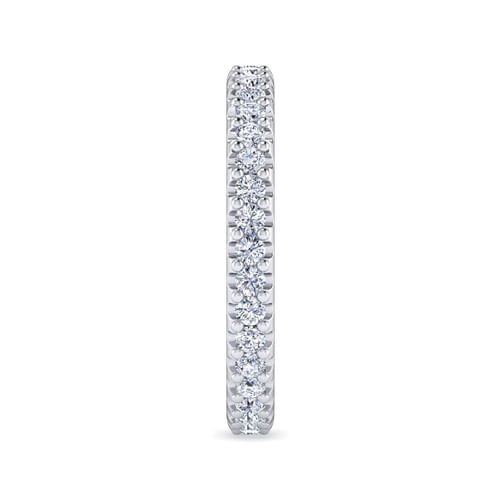 14K White Gold Diamond Anniversary Band