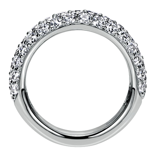 14K White Gold Diamond Anniversary Band