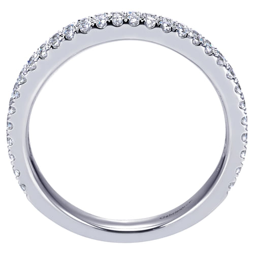 14K White Gold Diamond Anniversary Band