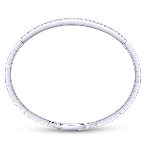 14K White Gold Diamond Bangle 14K White Gold Diamond Bangle