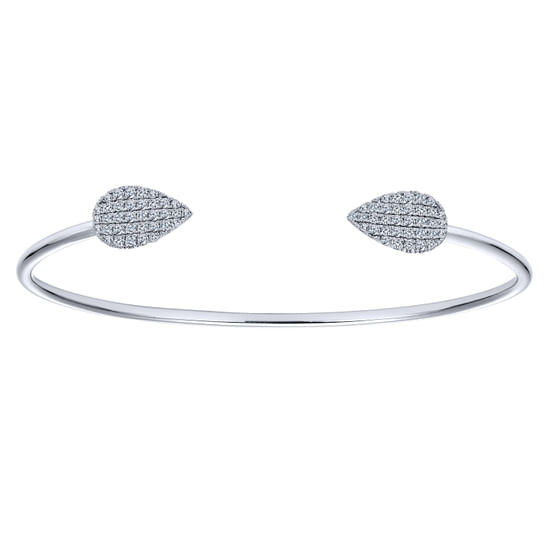 Gabriel - 14K White Gold Diamond Bangle