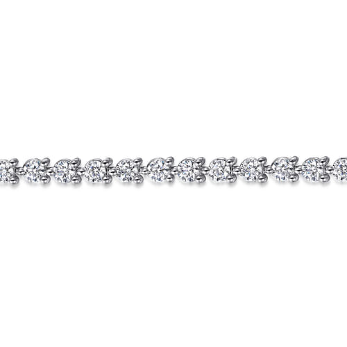 14K White Gold Diamond Classic Tennis Bracelet