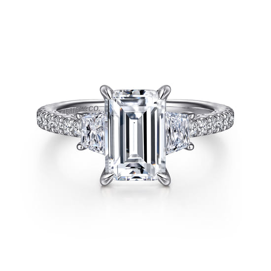 Gabriel - 14K White Gold Diamond Engagement Ring Gabriel - 14K White Gold Diamond Engagement Ring