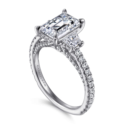 14K White Gold Diamond Engagement Ring 14K White Gold Diamond Engagement Ring