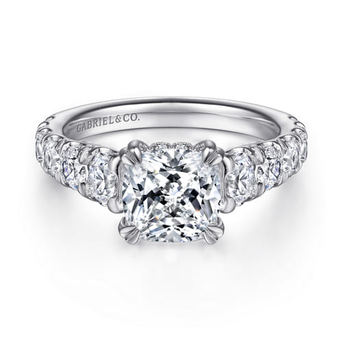 14K White Gold Diamond Engagement Ring 14K White Gold Diamond Engagement Ring
