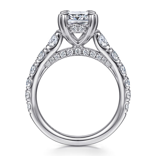 14K White Gold Diamond Engagement Ring 14K White Gold Diamond Engagement Ring