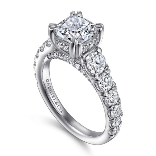 14K White Gold Diamond Engagement Ring 14K White Gold Diamond Engagement Ring