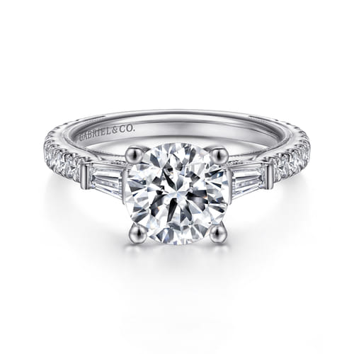 14K White Gold Diamond Engagement Ring 14K White Gold Diamond Engagement Ring