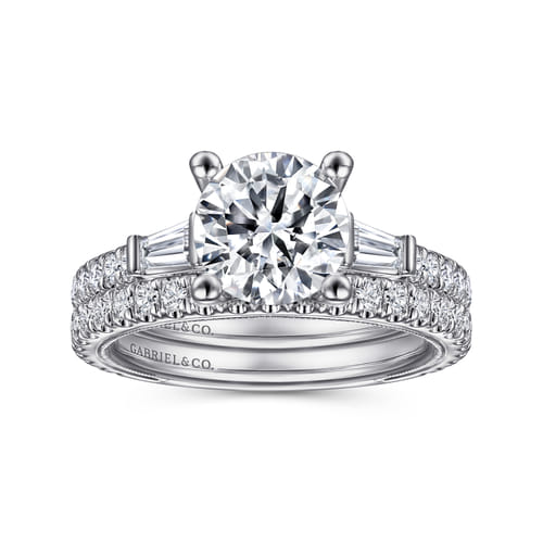 14K White Gold Diamond Engagement Ring 14K White Gold Diamond Engagement Ring