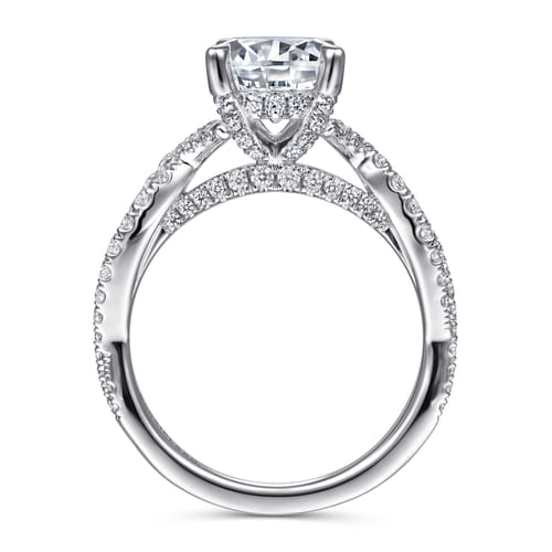 14K White Gold Diamond Engagement Ring 14K White Gold Diamond Engagement Ring
