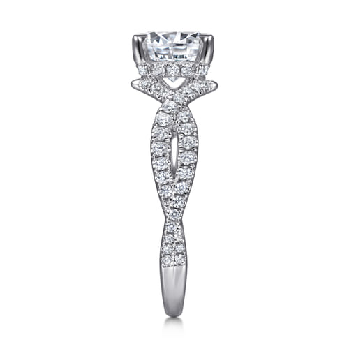 14K White Gold Diamond Engagement Ring 14K White Gold Diamond Engagement Ring