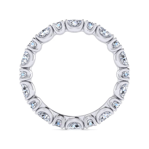 14K White Gold Diamond Eternity Band