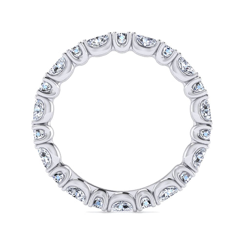 14K White Gold Diamond Eternity Band