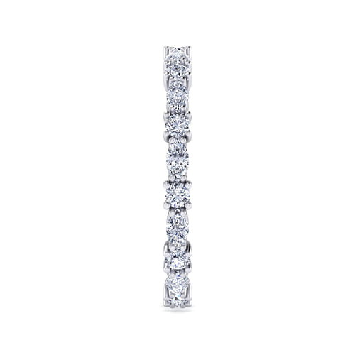 14K White Gold Diamond Eternity Band