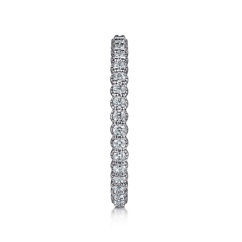 14K White Gold Diamond Eternity Band