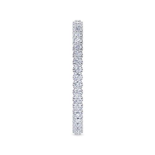 14K White Gold Diamond Eternity Band