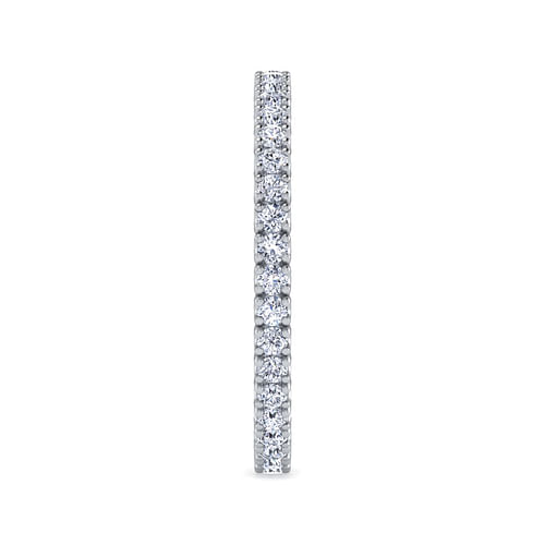 14K White Gold Diamond Eternity Band