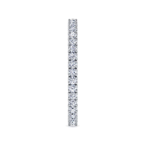 14K White Gold Diamond Eternity Band