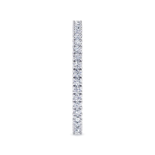14K White Gold Diamond Eternity Band