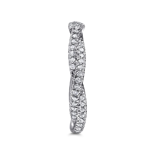 14K White Gold Diamond Eternity Band