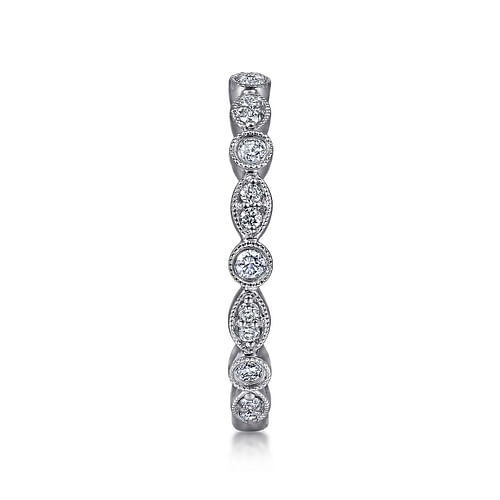 14K White Gold Diamond Eternity Band