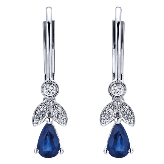 Gabriel - 14K White Gold Diamond Fashion Earrings