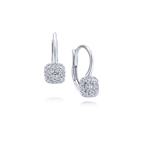 Gabriel - 14K White Gold Diamond Fashion Earrings