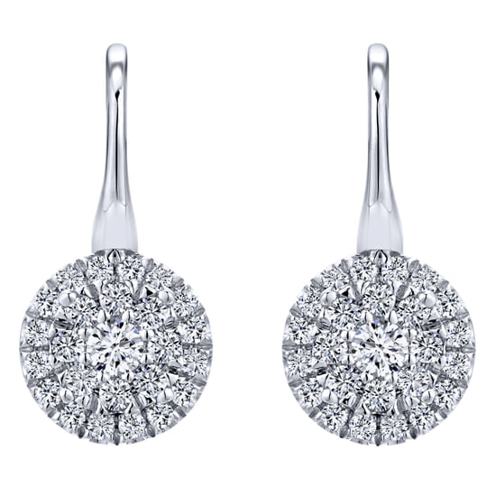 Gabriel - 14K White Gold Diamond Fashion Earrings