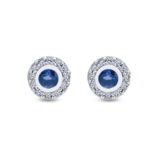 14K White Gold Diamond Fashion Earrings