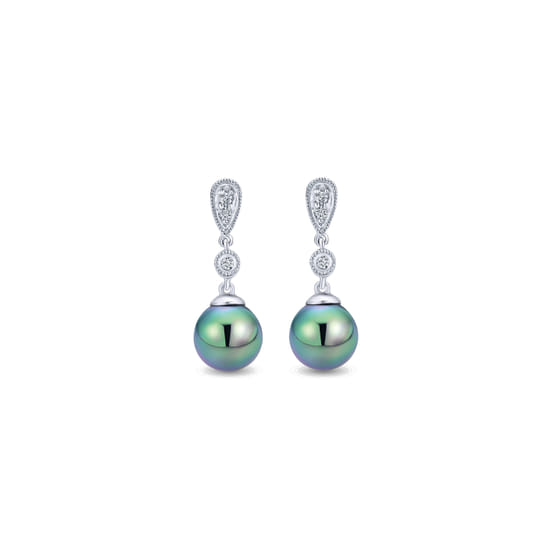 Gabriel - 14K White Gold Diamond Fashion Earrings