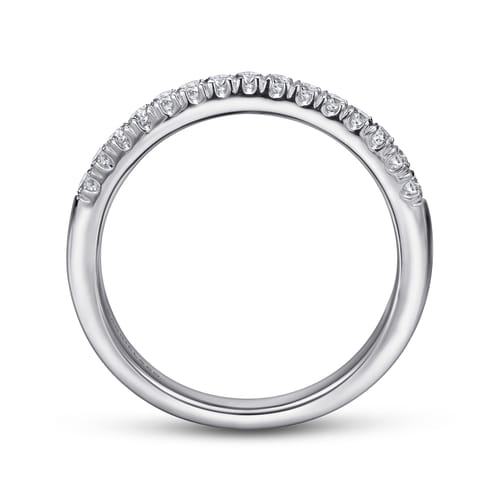 14K White Gold Diamond Matching Wedding Band 14K White Gold Diamond Matching Wedding Band