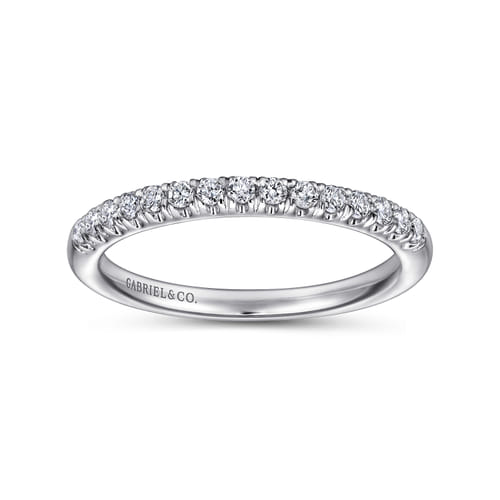 14K White Gold Diamond Matching Wedding Band 14K White Gold Diamond Matching Wedding Band
