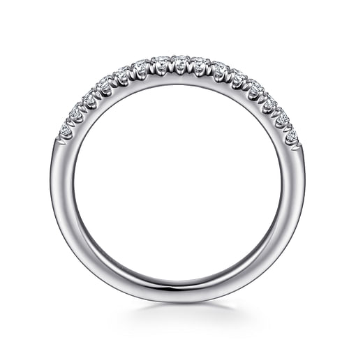 14K White Gold Diamond Matching Wedding Band