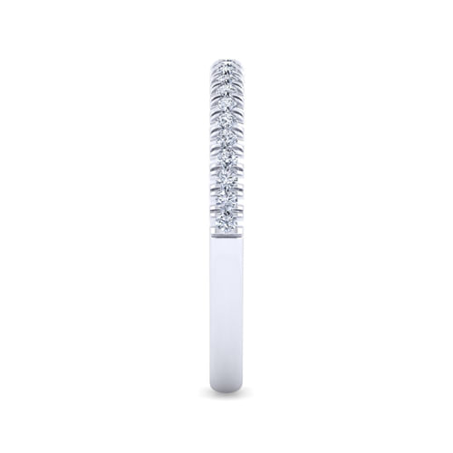14K White Gold Diamond Matching Wedding Band