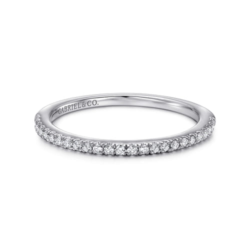14K White Gold Diamond Matching Wedding Band