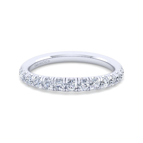 14K White Gold Diamond Matching Wedding Band