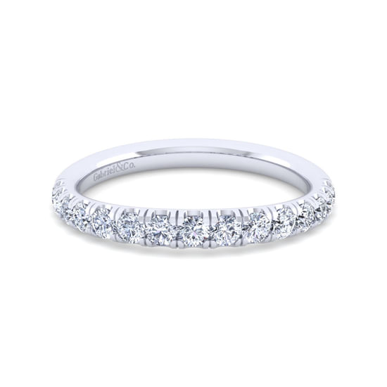 Gabriel - 14K White Gold Diamond Matching Wedding Band