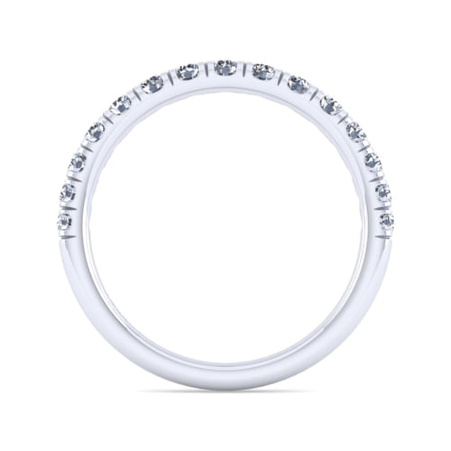 14K White Gold Diamond Matching Wedding Band
