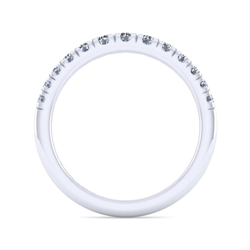 14K White Gold Diamond Matching Wedding Band