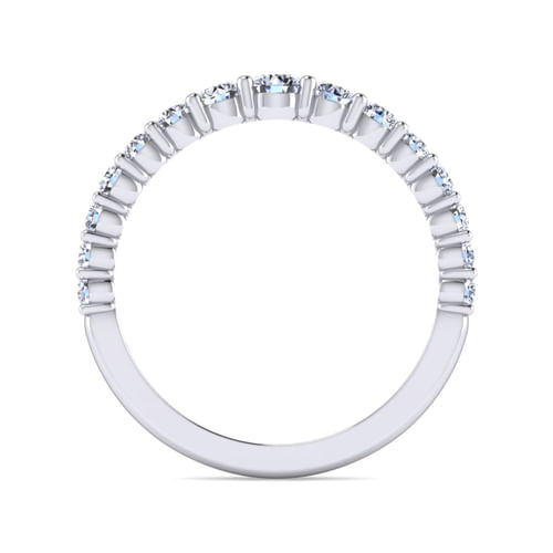 14K White Gold Diamond Matching Wedding Band