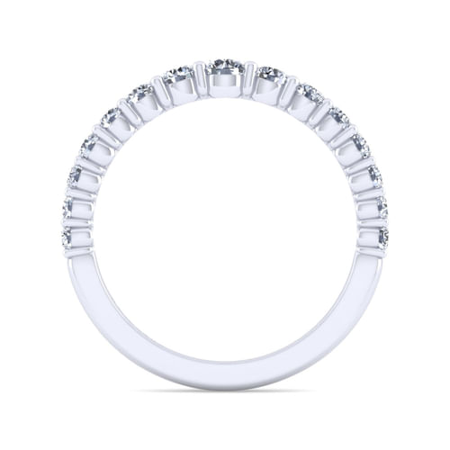 14K White Gold Diamond Matching Wedding Band