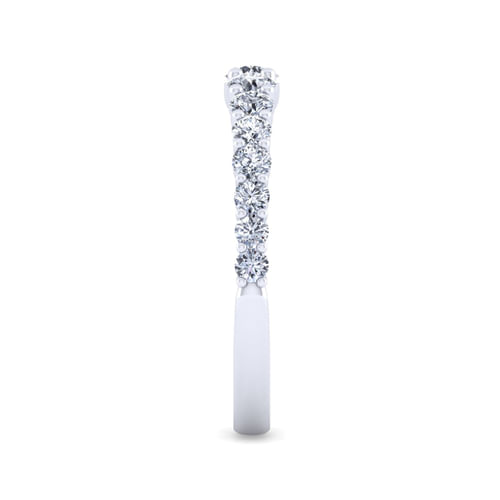 14K White Gold Diamond Matching Wedding Band