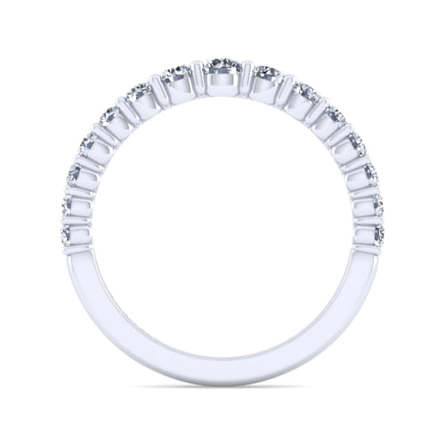 14K White Gold Diamond Matching Wedding Band