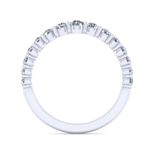 14K White Gold Diamond Matching Wedding Band