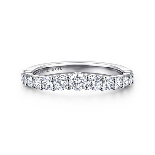 14K White Gold Diamond Matching Wedding Band 14K White Gold Diamond Matching Wedding Band