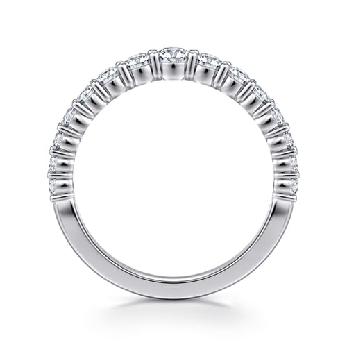 14K White Gold Diamond Matching Wedding Band 14K White Gold Diamond Matching Wedding Band