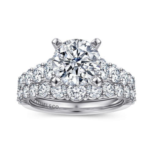 14K White Gold Diamond Matching Wedding Band 14K White Gold Diamond Matching Wedding Band
