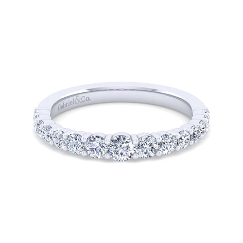 14K White Gold Diamond Matching Wedding Band