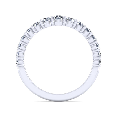 14K White Gold Diamond Matching Wedding Band