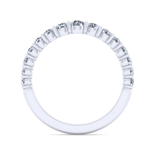 14K White Gold Diamond Matching Wedding Band